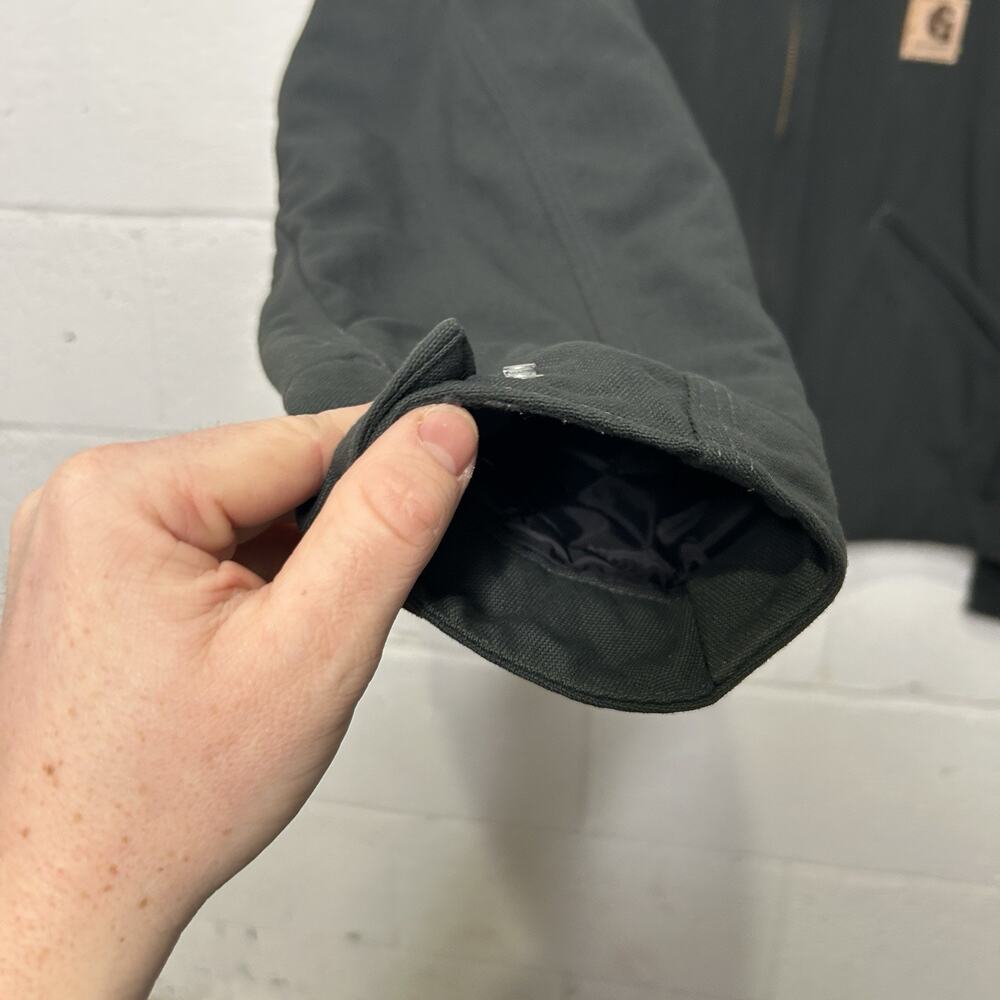 Vintage Carhartt Blanket-Lined Detroit Jacket “Charcoal” - Picture 13 of 16